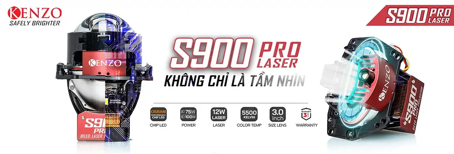 Bi Led Laser Kenzo S900 pro - Ảnh 2