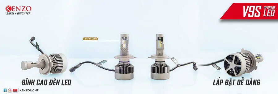 Đèn Led Kenzo V9S - Ảnh 5