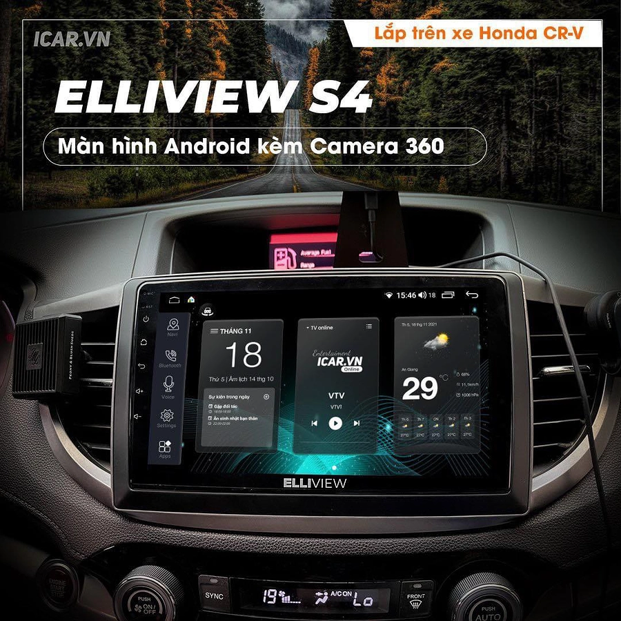 Màn Hình Android Elliview S4 Basic 3/32GB 10 Inch - Ảnh 1