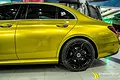 Dán đổi màu Candy vàng Gold Mercedes E 300 - ảnh 7