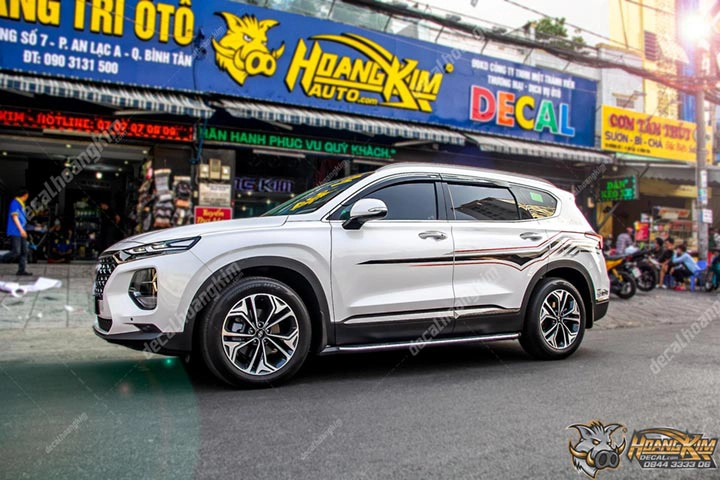 Tem Xe Hyundai Santafe - HSA008 - Ảnh 1