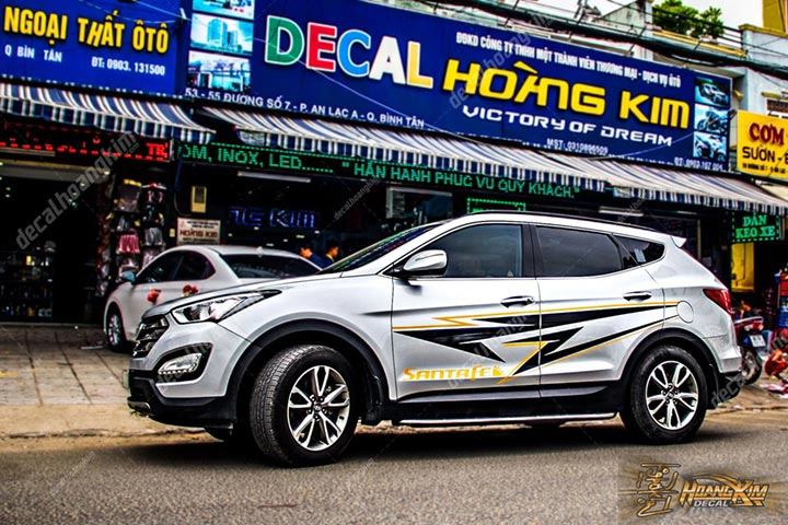 Tem Xe Hyundai Santafe - HSA011 - Ảnh 1