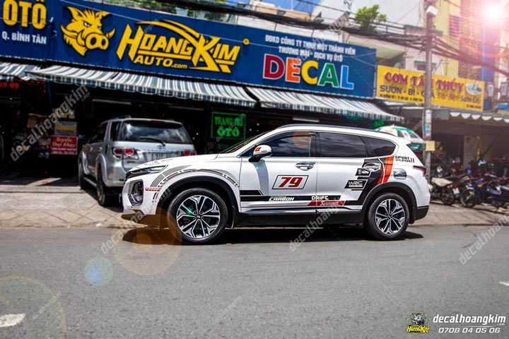 Tem Xe Hyundai Santafe - HSA015 - Ảnh 1