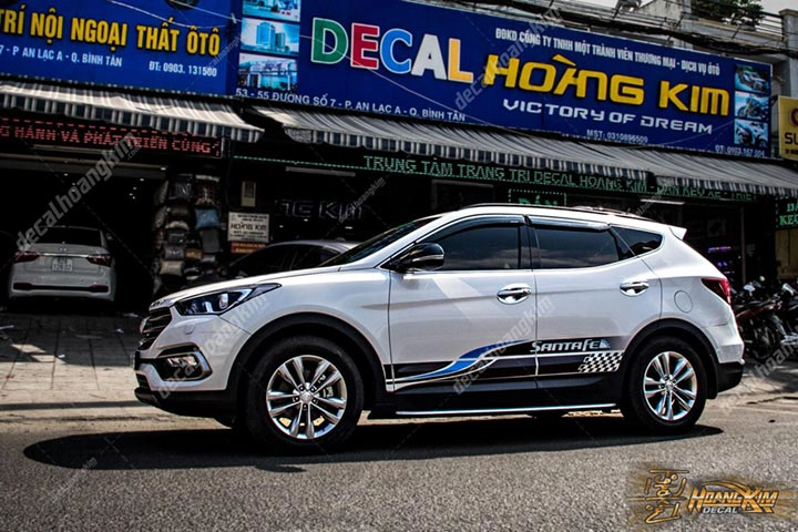 Tem Xe Hyundai Santafe - HSA005 - Ảnh 1