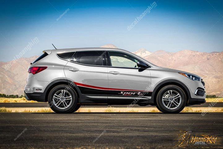 Tem Xe Hyundai Santafe - HSA006 - Ảnh 1
