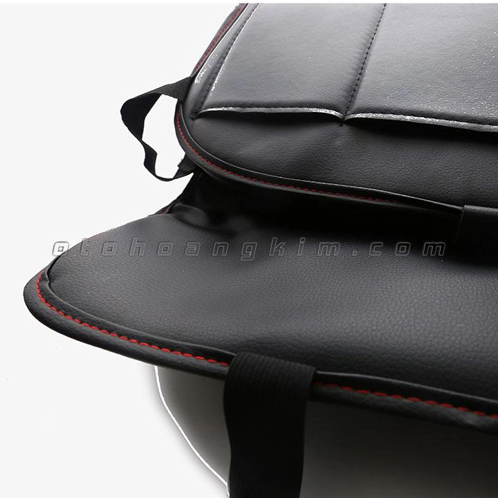Túi lưng ghế da màu đen