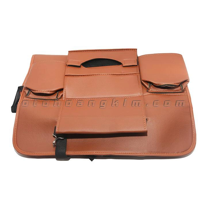 Túi lưng ghế da màu nâu