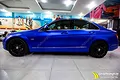 Dán đổi màu xanh mờ Mercedes C 200 - ảnh 2