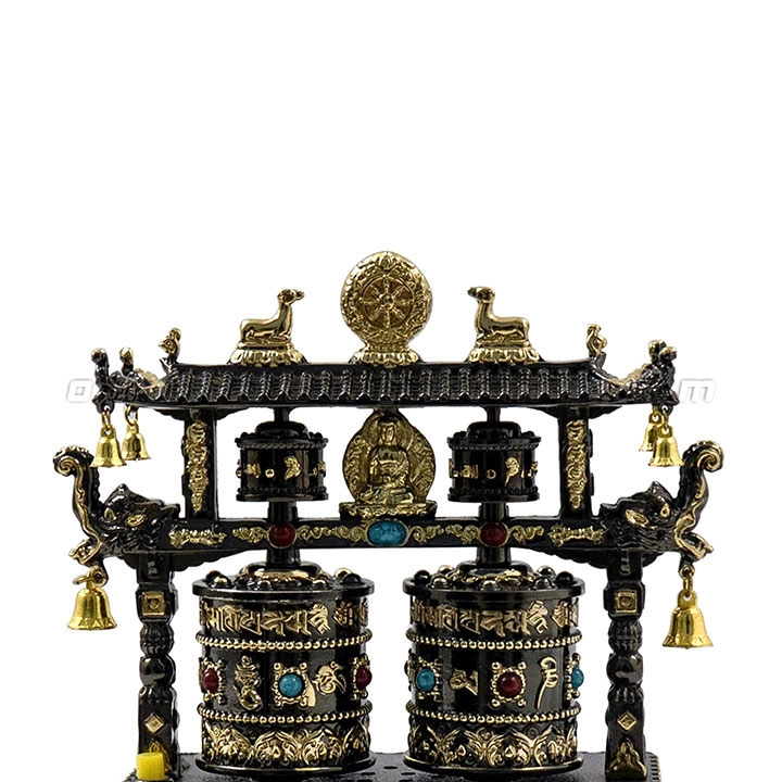 Tượng chuông đôi đen LS - Ảnh 1