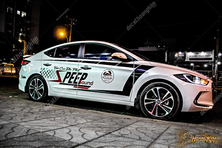 Tem Xe Hyundai Elantra - HEL016 - Ảnh 1