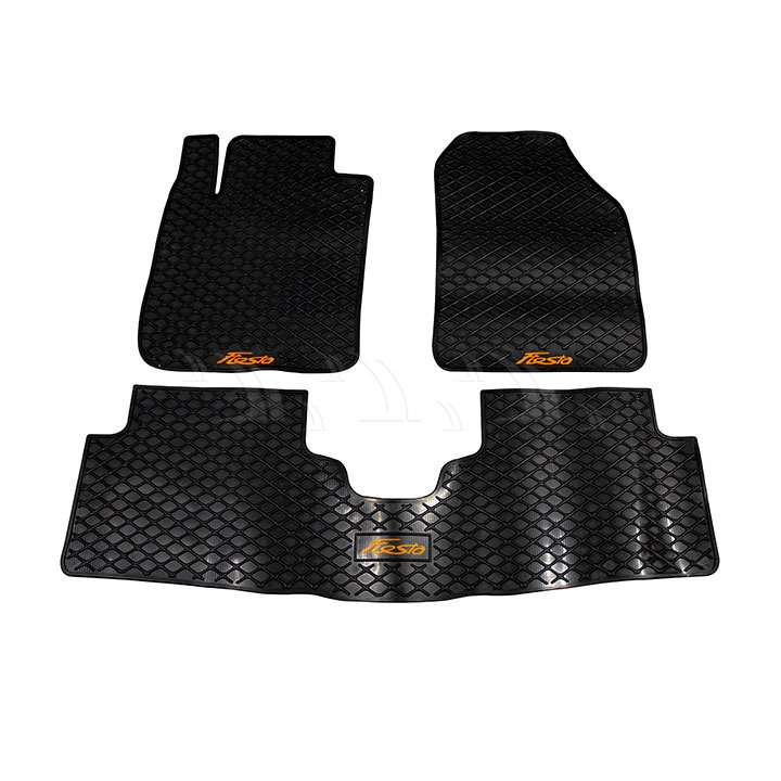 Thảm sàn zin Ford Fiesta [2011-2020] Thái Lan đen - Ảnh 1