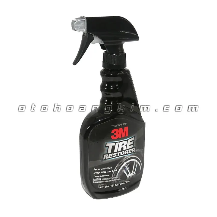 Dung dịch bảo dưỡng 3M Tire Restorer xịt bóng lốp xe 473ml - Ảnh 2