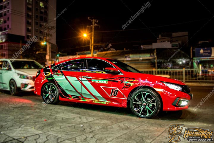 Tem Xe Honda Civic - HCV025 - Ảnh 1