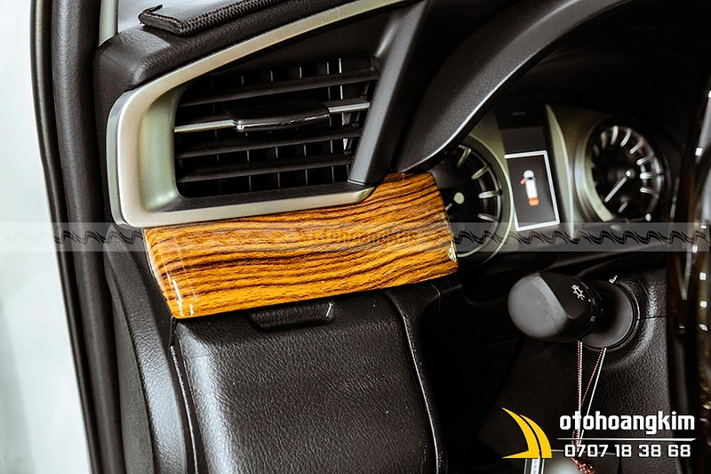 Ốp Nội Thất Nguyên Bộ Toyota Fortuner Vân Gỗ