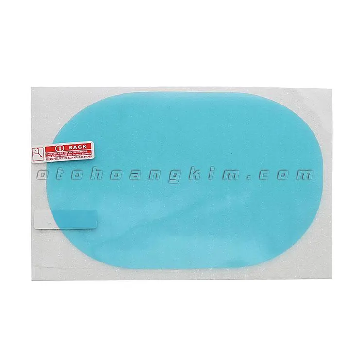 Miếng dán chống nước mưa gương ô tô hình bầu dục - Ảnh 2