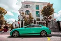 Dán đổi màu mờ xanh ngọc ánh kim Mercedes E 300 - ảnh 1