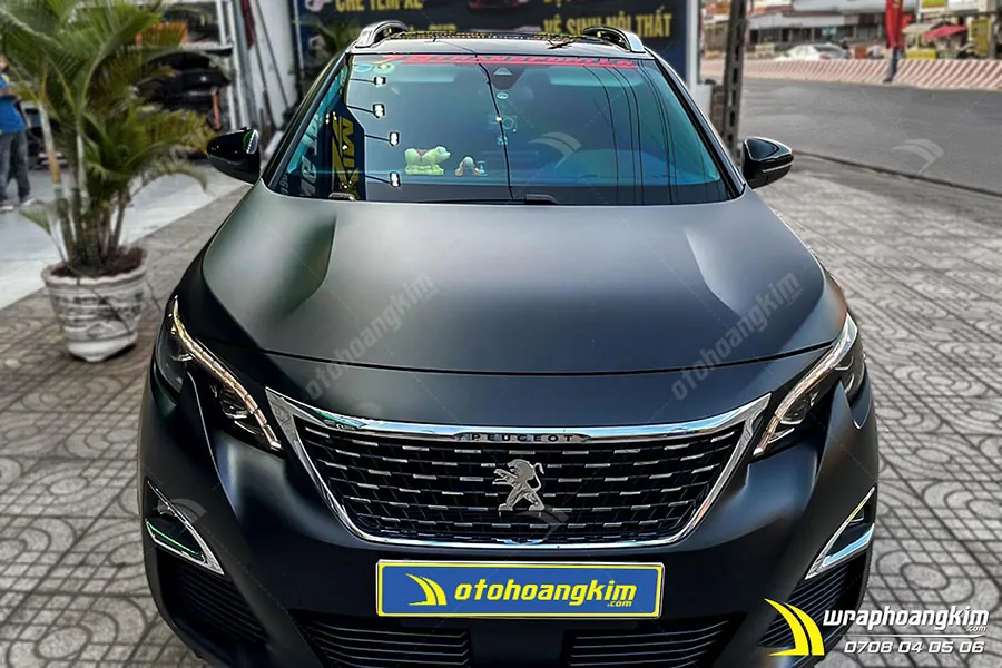 Dán đổi màu full đen mờ Peugeot 3008 - Ảnh 3