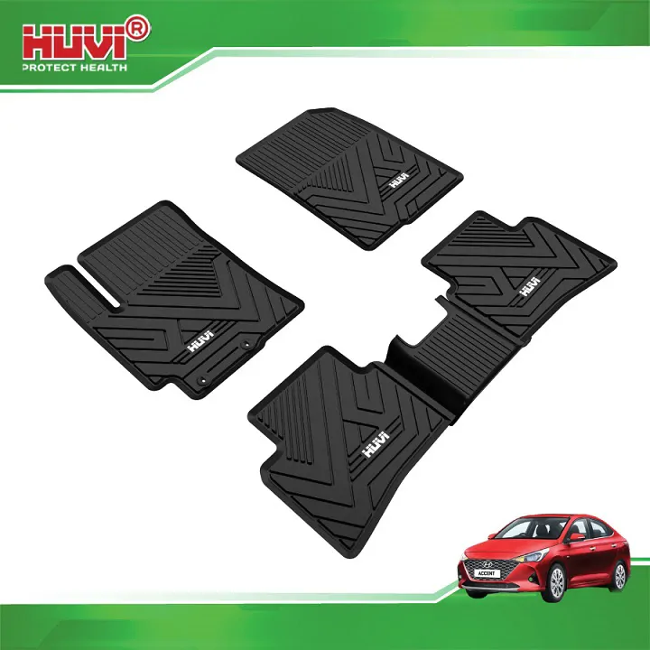 Thảm Lót Sàn Huvi Hyundai Accent 2021 2D - Ảnh 3