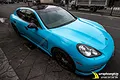Dán đổi màu Candy xanh biển nhạt Porsche Panamera - ảnh 1