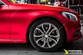 Dán đổi màu đỏ mờ Mercedes C 200 - ảnh 4