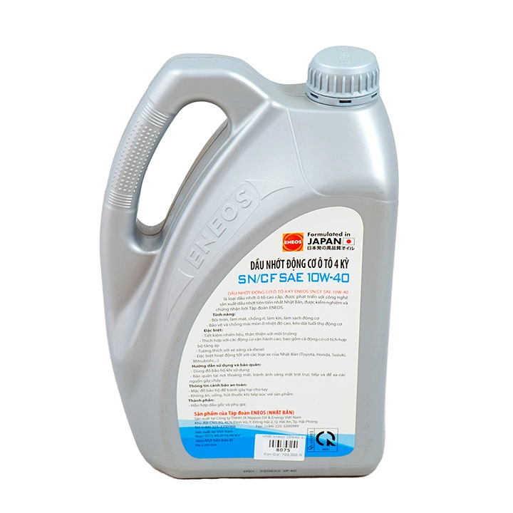 Nhớt ENEOS 4L 10W40 - Ảnh 1