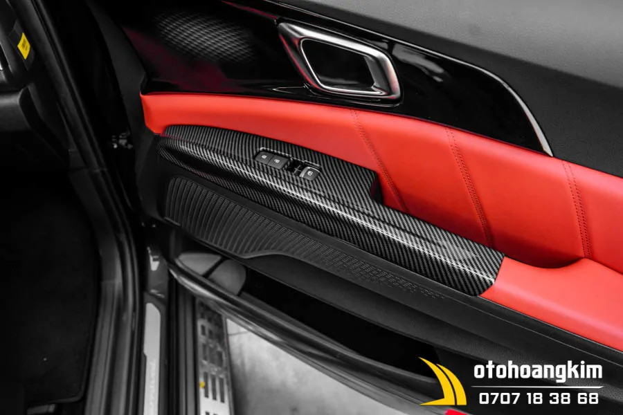 Ốp carbon xe Ford Ranger - Ảnh 2