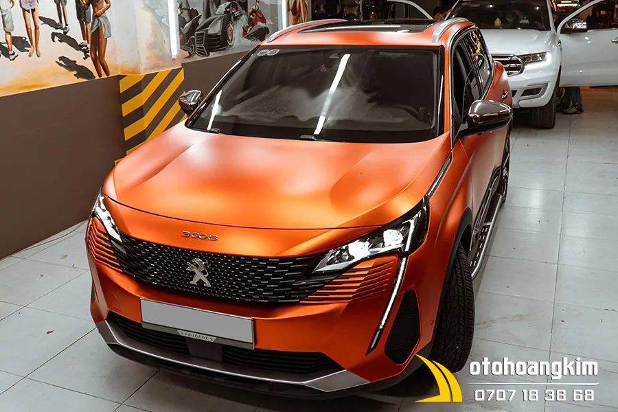 Dán Đổi Màu Matte Orange Peugeot 3008 - Ảnh 7