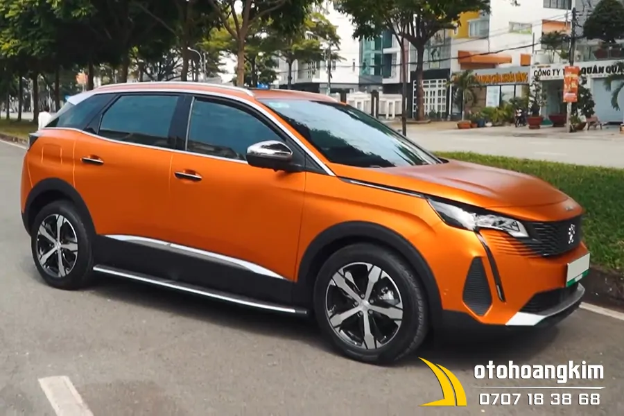 Dán Đổi Màu Matte Orange Peugeot 3008 - Ảnh 3