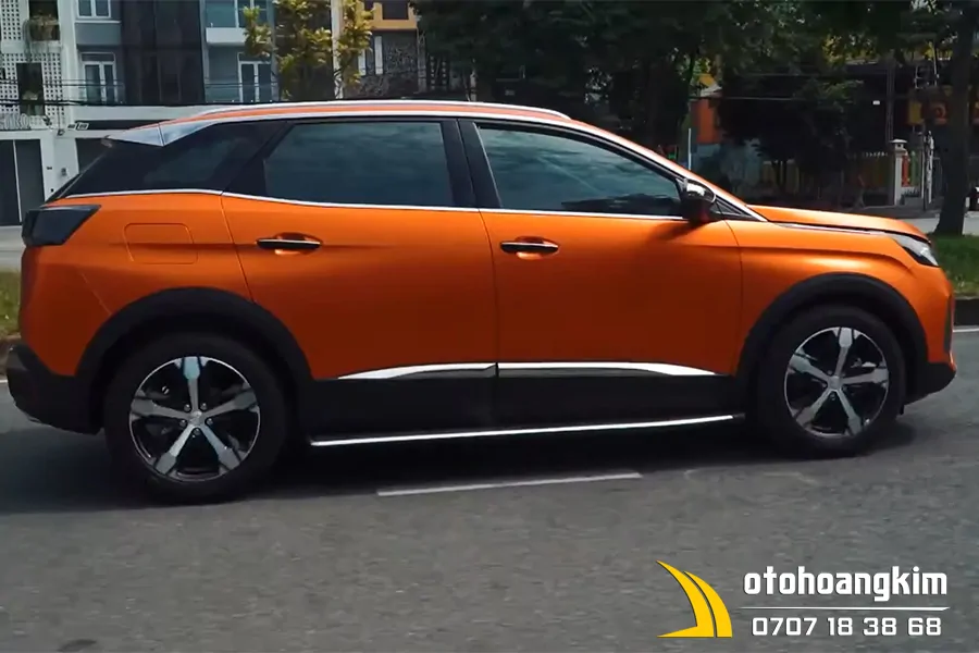 Dán Đổi Màu Matte Orange Peugeot 3008 - Ảnh 6