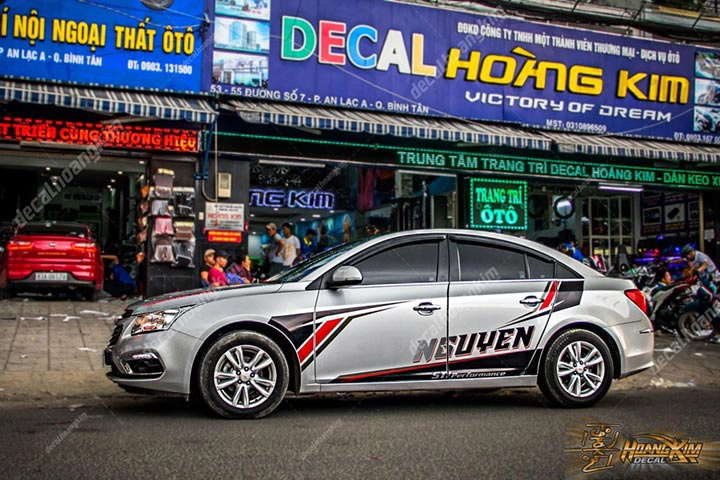 Tem Xe Chevrolet Cruze - CCR024 - Ảnh 1