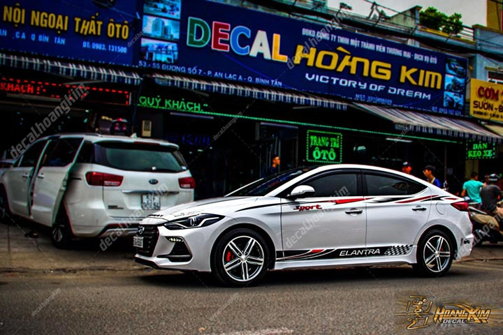 Tem Xe Hyundai Elantra - HEL015 - Ảnh 1