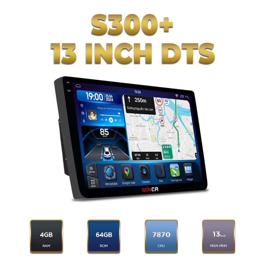Màn hình Android Winca S300+ 2K DTS 13 inch - Ảnh 1