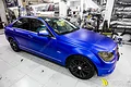 Dán đổi màu xanh mờ Mercedes C 200 - ảnh 1