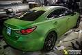 Dán đổi màu xanh quân đội Mazda 6 - ảnh 2