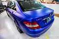 Dán đổi màu xanh mờ Mercedes C 200 - ảnh 6