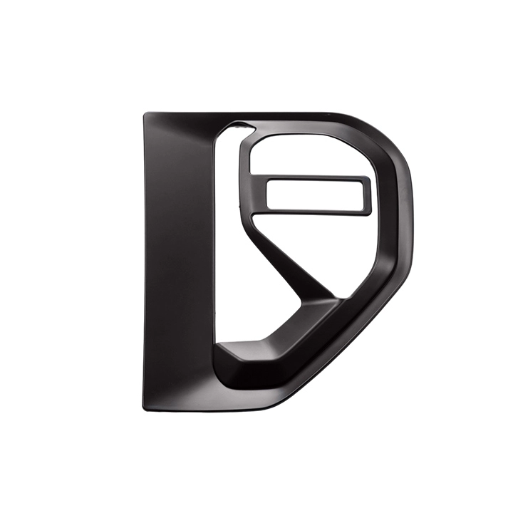 Ốp Mang Cá Ford Ranger 2022+/Everest 2022 Đen