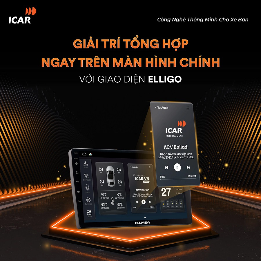 Màn Hình Android Elliview S4 Delux 4-64GB 10 Inch - Ảnh 1