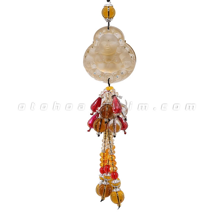 Dây treo cẩm thạch Phật Di Lặc