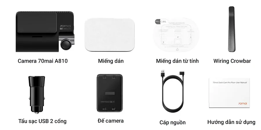 Camera hành trình 70mai A810S (combo) - Ảnh 7