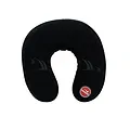 Gối cổ GC04 cao su non chữ U đen - ảnh 1