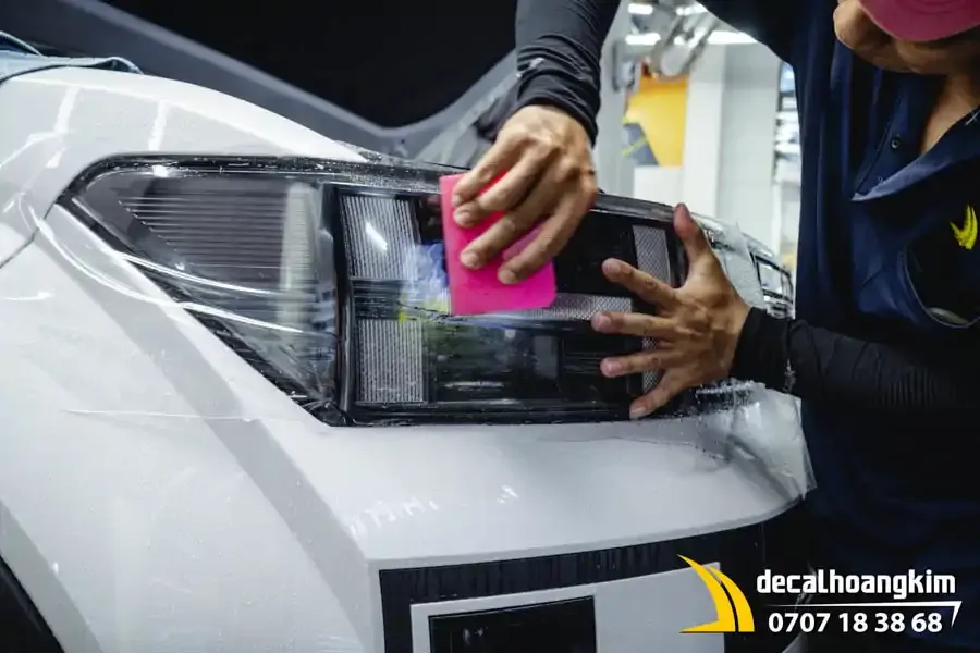 Dán PPF Protek Xe SantaFe - Ảnh 6
