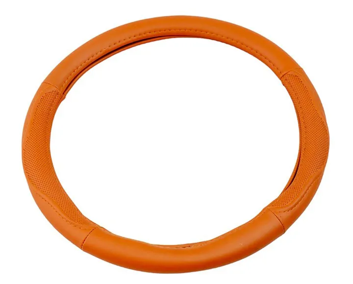 Bọc Vô Lăng Cao Su Loại 1 Màu Nâu Đơn Giản - Ảnh 2