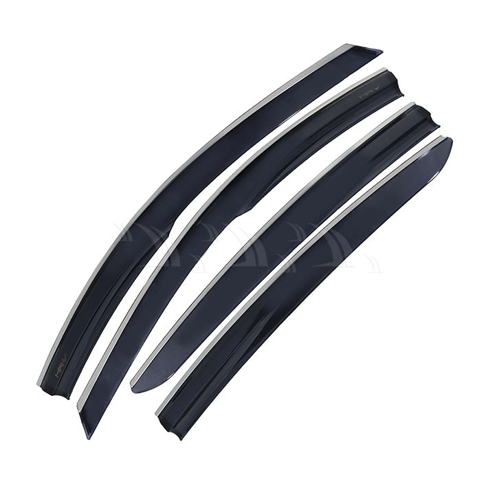 Vè che mưa Honda Hrv [2018-2020] viền inox - Ảnh 1