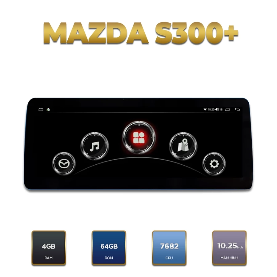 Màn hình android Winca Mazda S300+ 10.25 inch - Ảnh 1