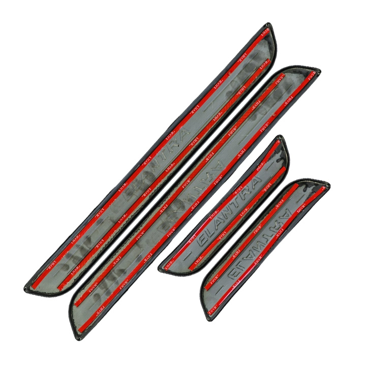 Nẹp Bước Chân Ngoài Hyundai Elantra [2018-2022] Cacbon