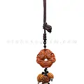 Dây treo gỗ đôi cá chép  (dây đen) - ảnh 2