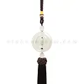 Dây treo cẩm thạch 2 vòng tròn (dây đen) - ảnh 3