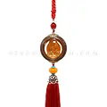 Dây treo cẩm thạch phật Quan Âm (dây đỏ) - ảnh 3