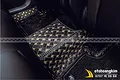 Thảm Sàn Mercedes GLC 200 Loại 5D Màu Đen Chỉ Vàng - ảnh 2