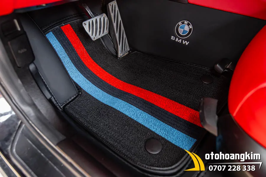 Đổi màu nội thất BMW E90 màu đỏ - Ảnh 8
